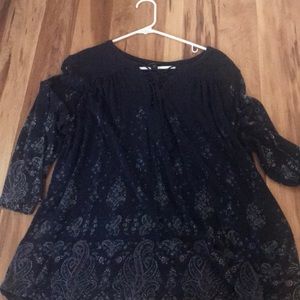 lucky brand 3/4th sleeve shirt